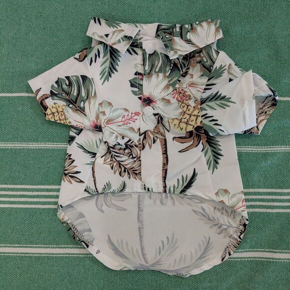 2/$10🐾 New Size Large Tropical Hawaiian Dog Shirt - Cat Shirt 🐾 - Picture 2 of 9